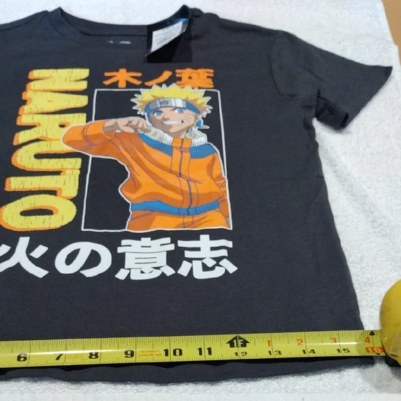 Naruto Gray and Orange Anime Tee - Picture 4 of 5